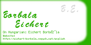 borbala eichert business card